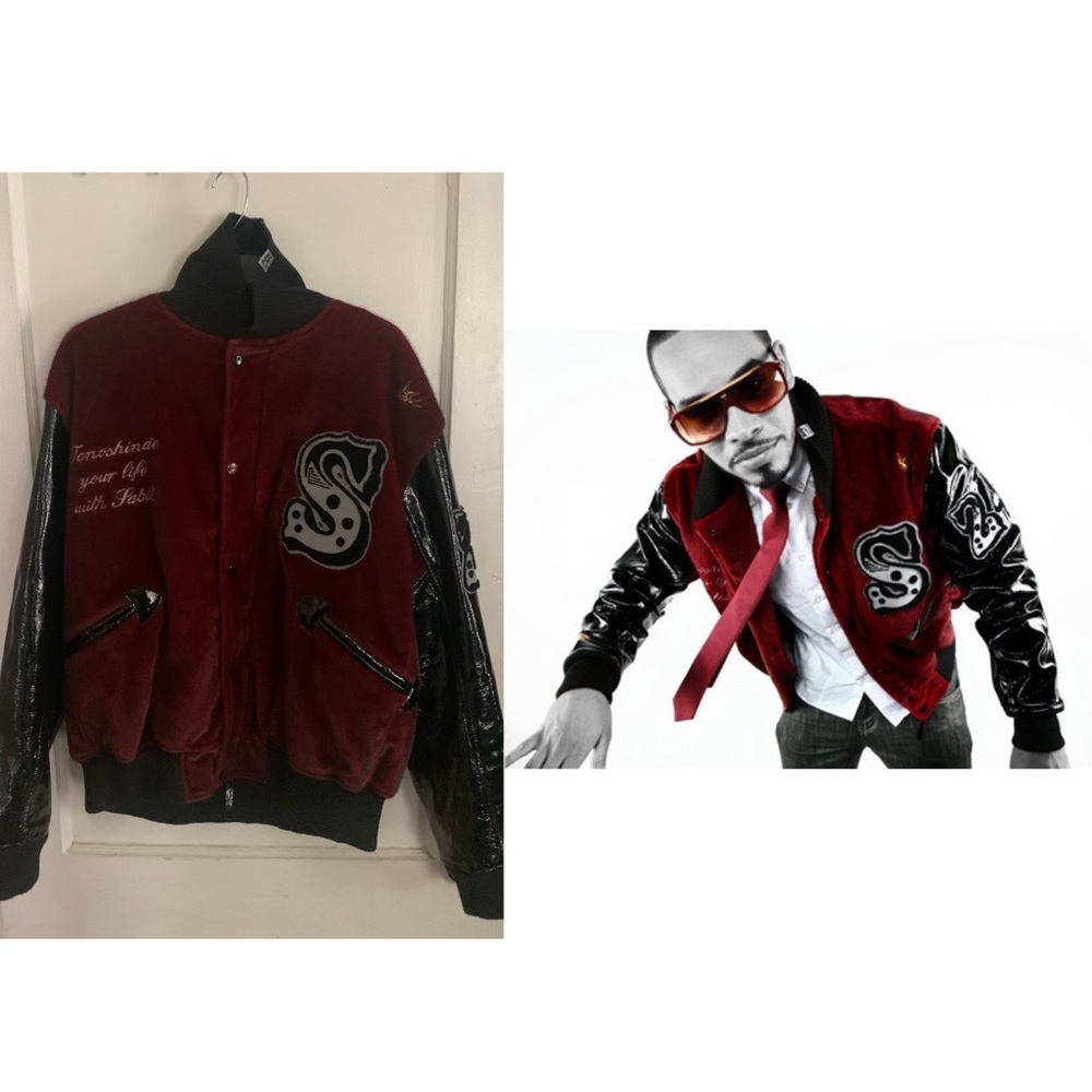 Authentic Sabit NYC Tenoshinde Your Life Designer Leather Sleeve Varsity Jacket
